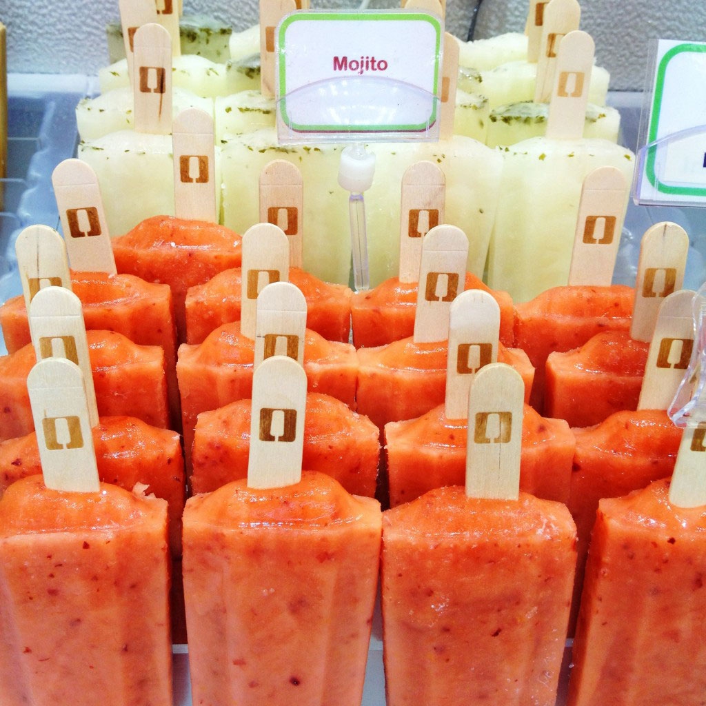 Palitos helados con diseño